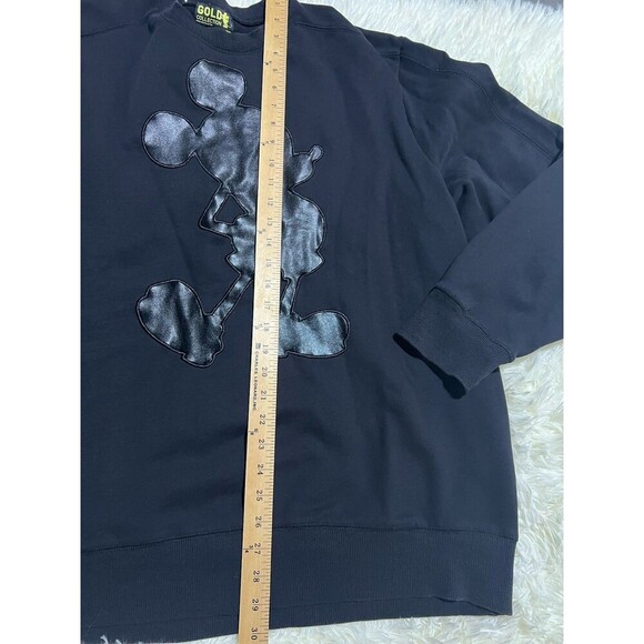Disney Gold Collection Men Sweatshirt Mickey Mouse SIZE XL Black GUC - Picture 4 of 8